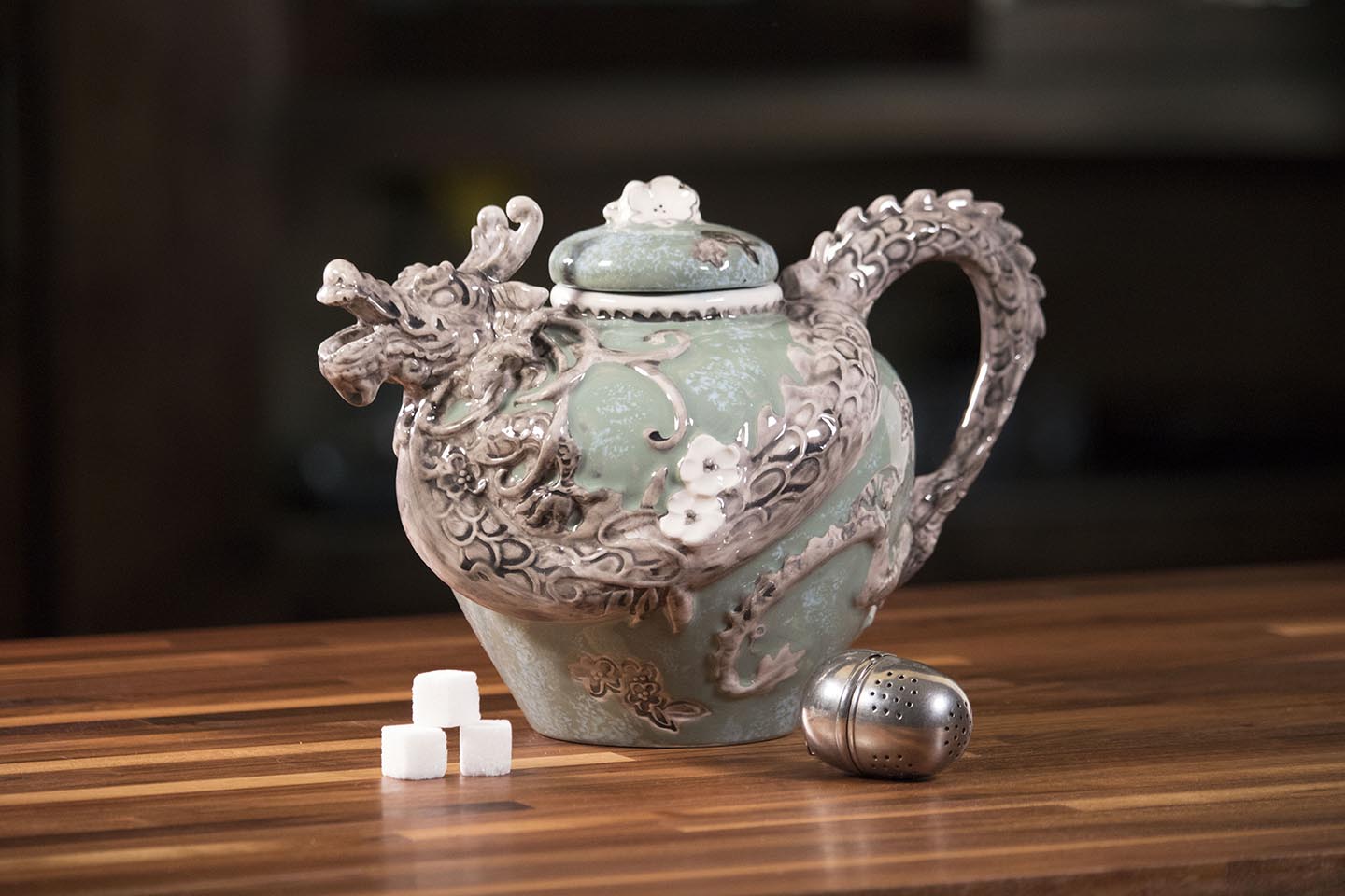 Clayworks Green Dragon Teapot