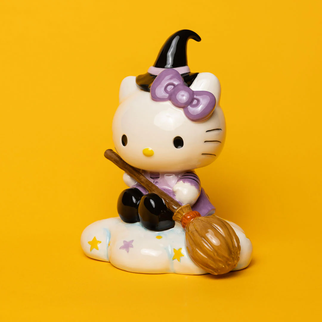 Hello Kitty Flying Witch Figurine