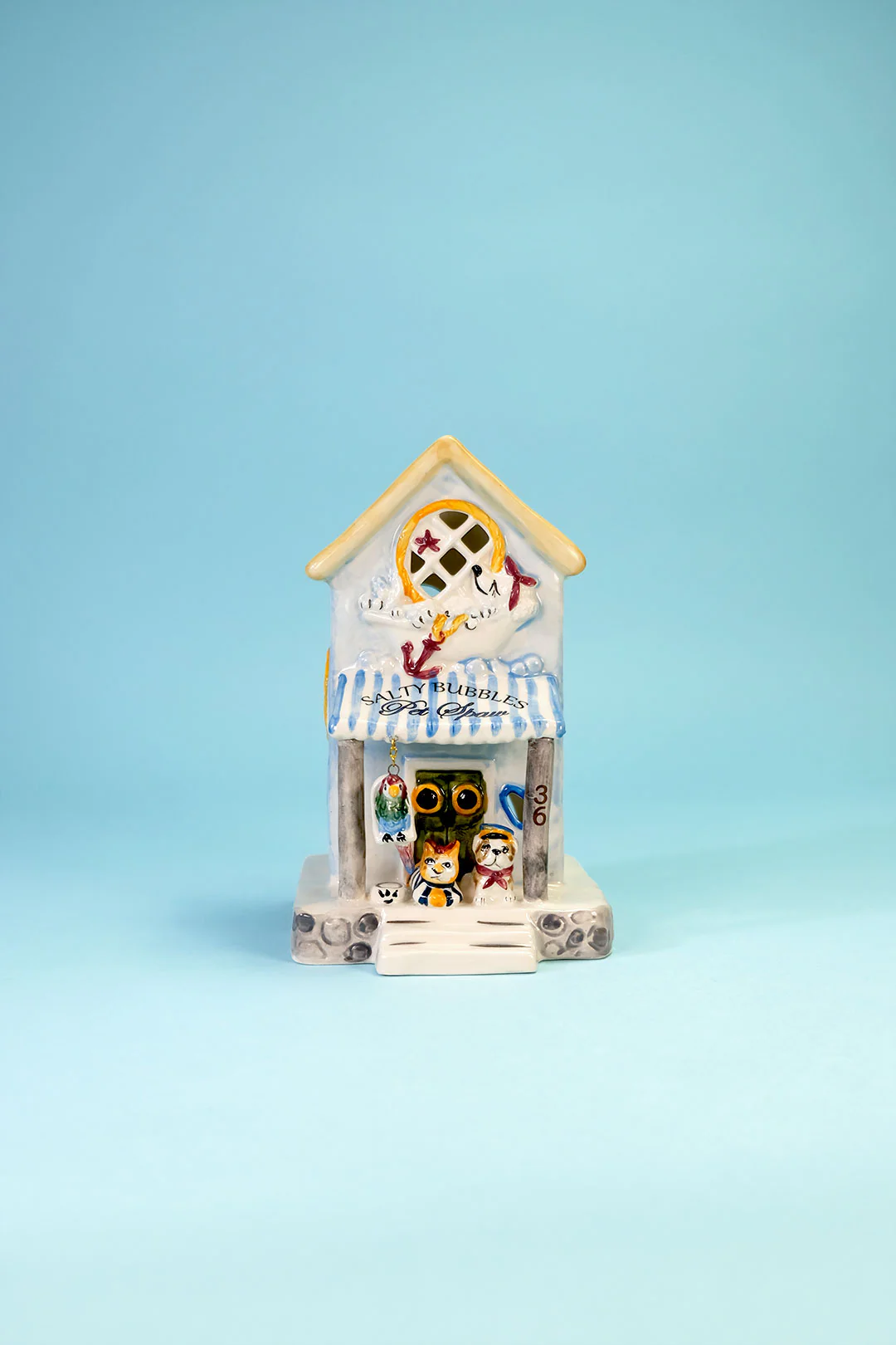 Clayworks Salty Bubbles Pet Spaw Candle House