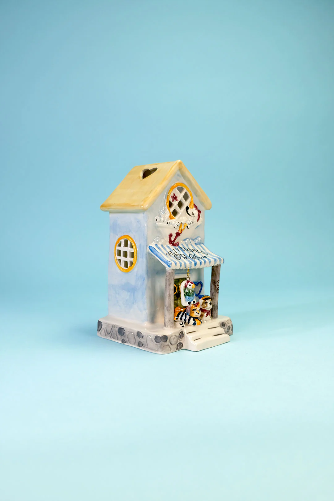 Clayworks Salty Bubbles Pet Spaw Candle House - Image 4