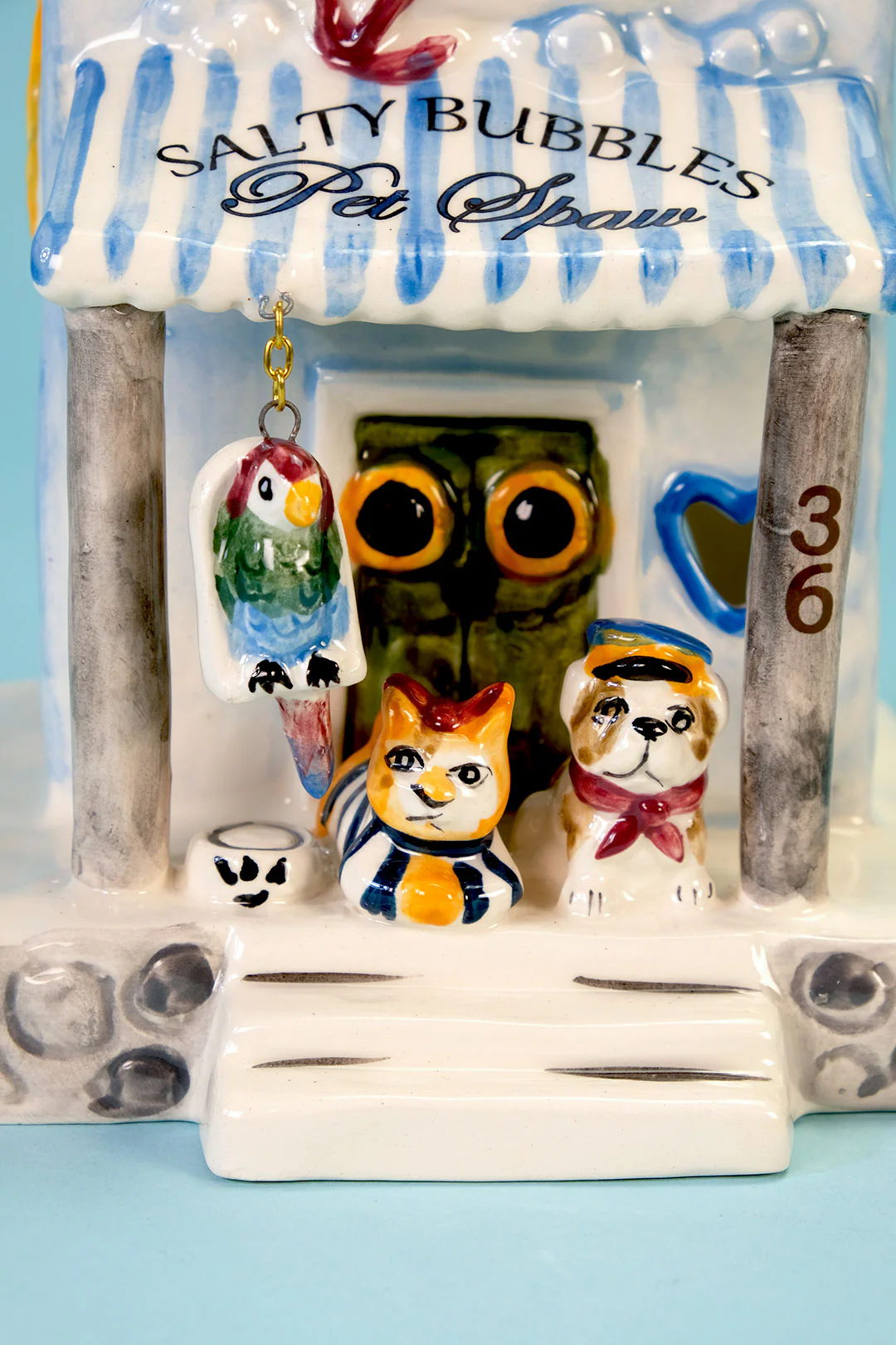 Clayworks Salty Bubbles Pet Spaw Candle House - Image 7