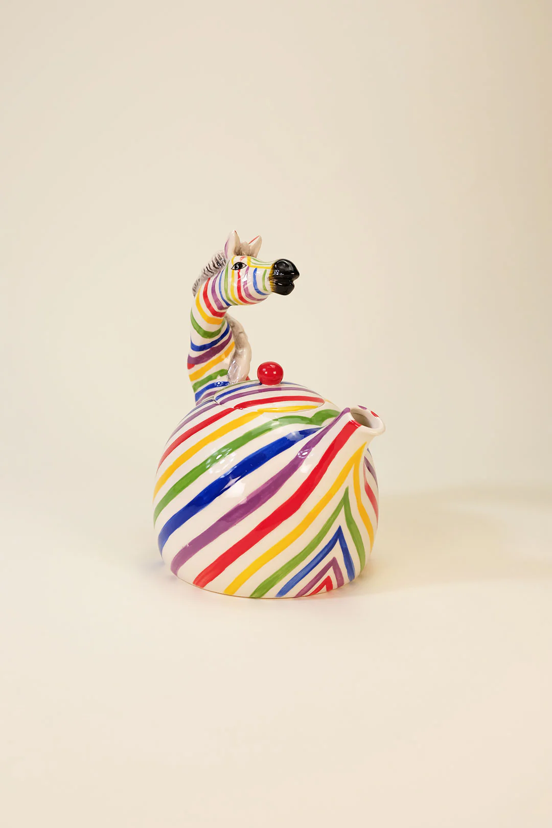 Colored Zebra Teapot - Image 2