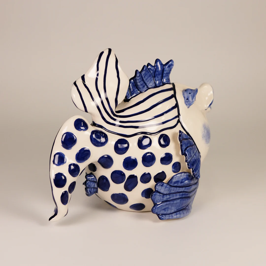 Delft Fish Figurine - Image 2