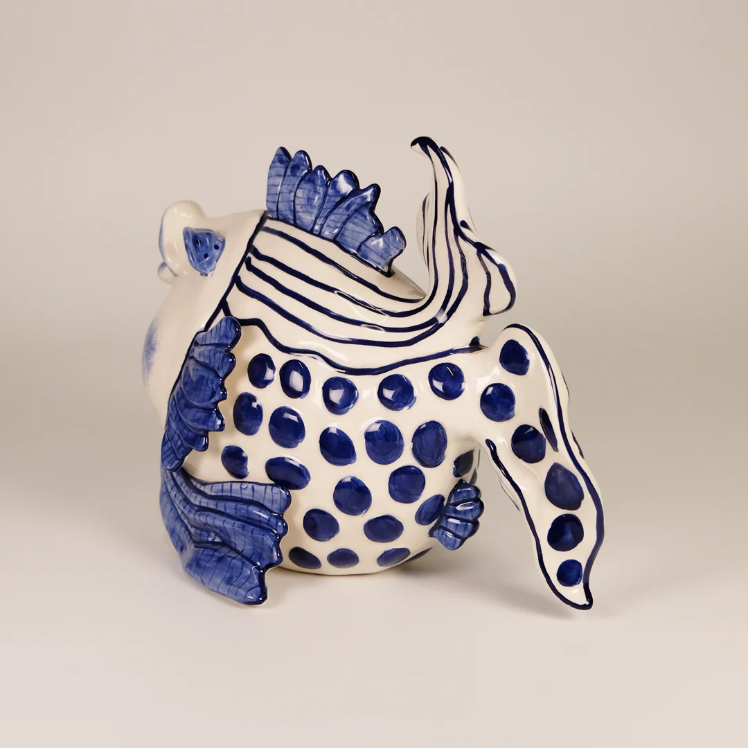 Delft Fish Figurine - Image 4