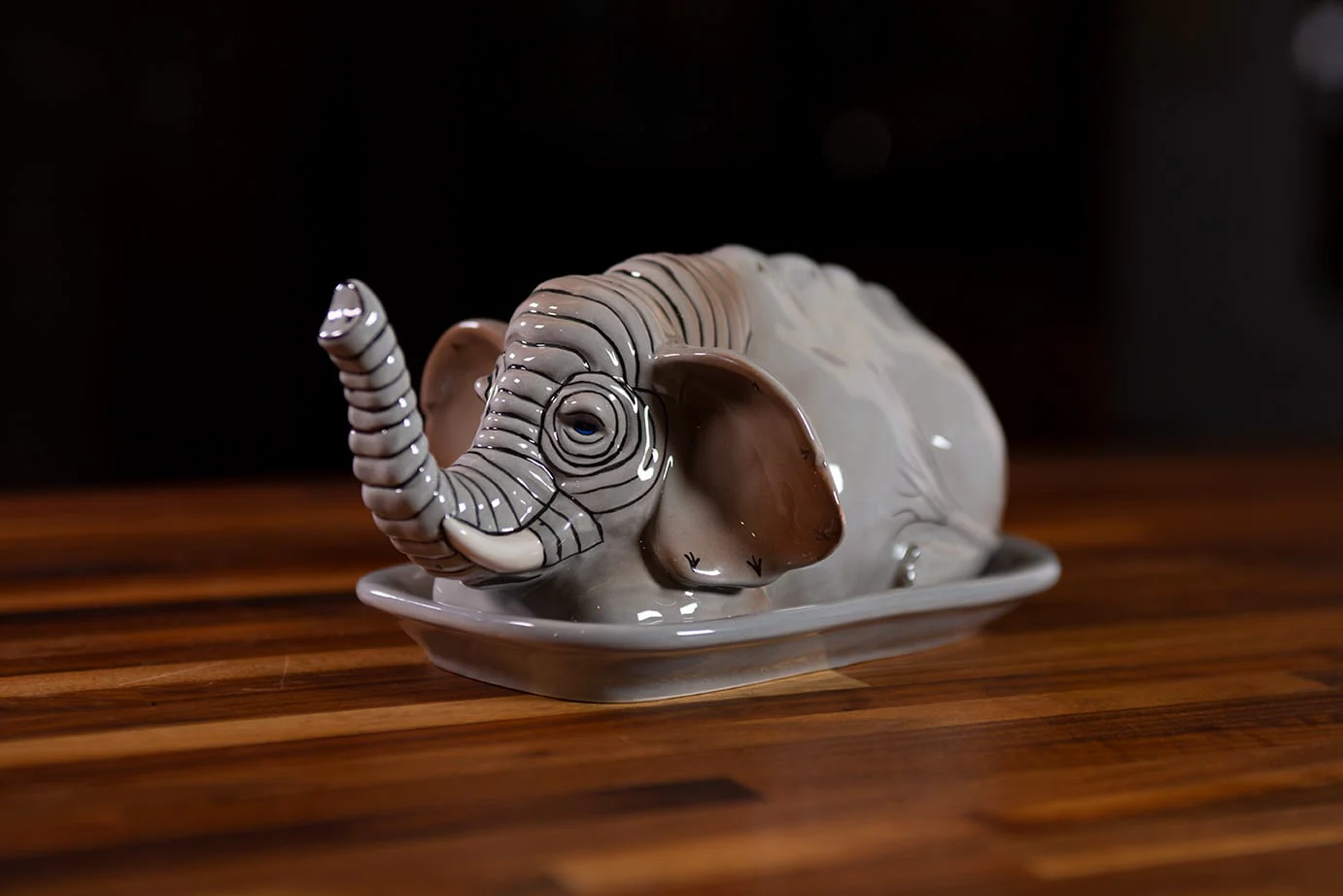 Elephant Butter Dish - Image 2