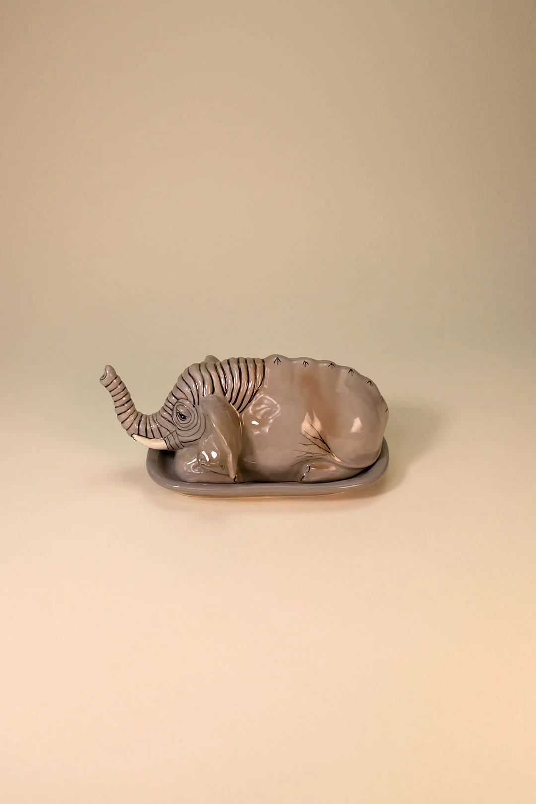 Elephant Butter Dish - Image 3