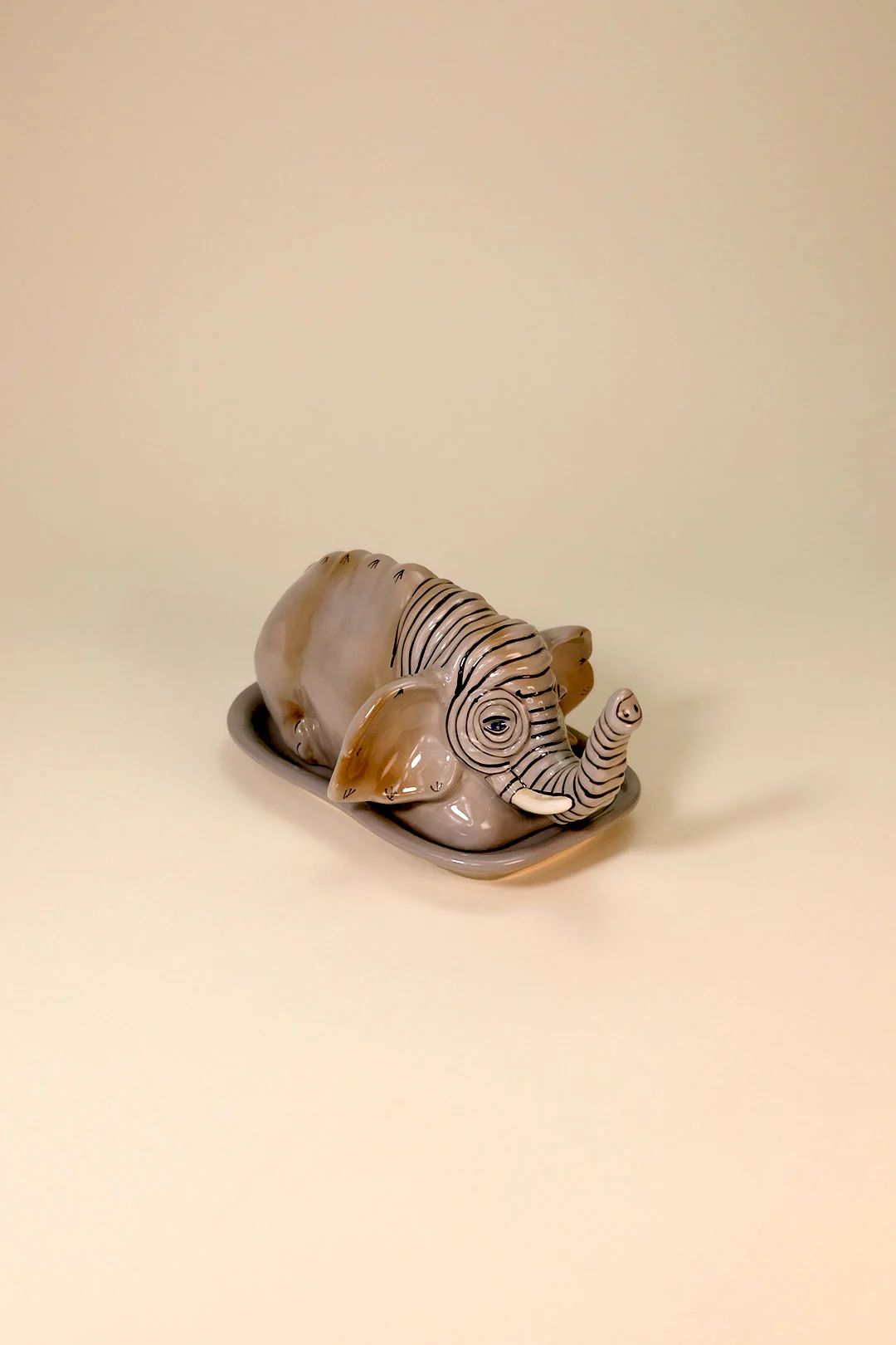 Elephant Butter Dish - Image 5