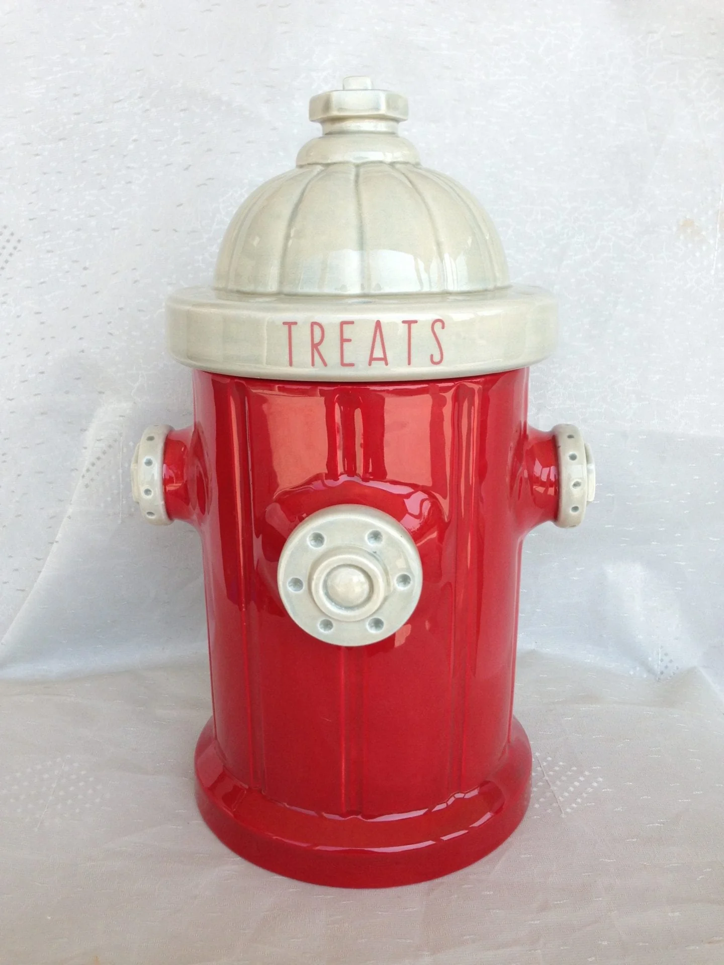 Fire Hydrant Treat Jar - Red - Image 2