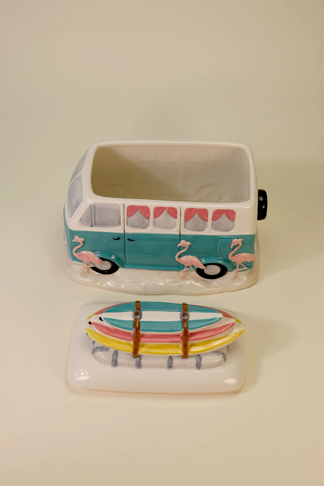 Flamingo Camp Van Cookie Jar - Image 7