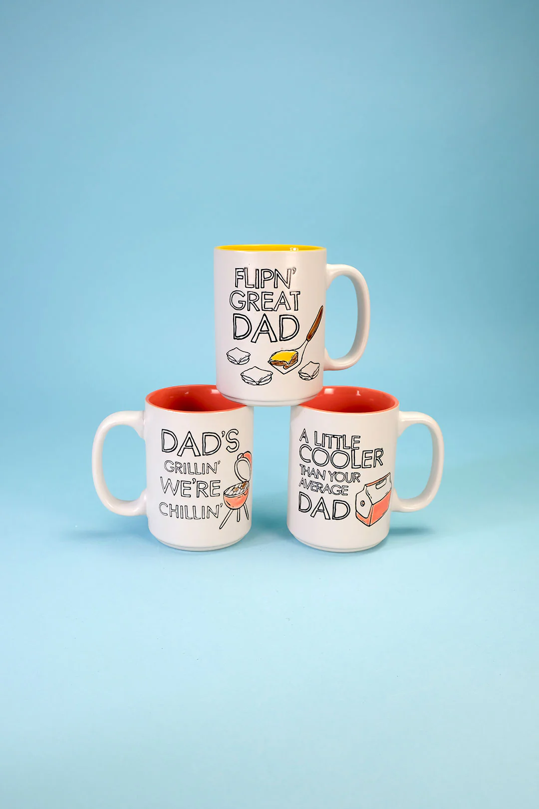 Flippin Great Dad 16oz Mug Set of 3