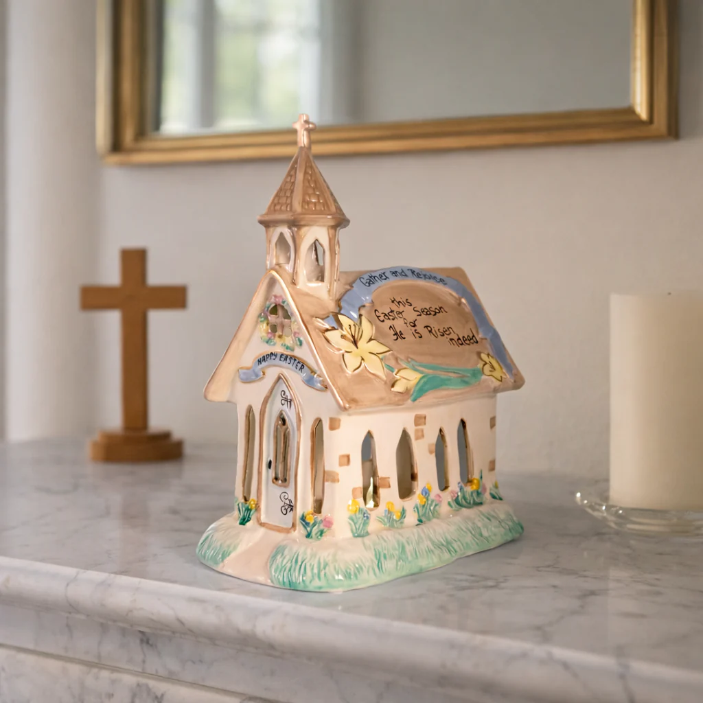 Gather and Rejoice Church Candle House - Image 2