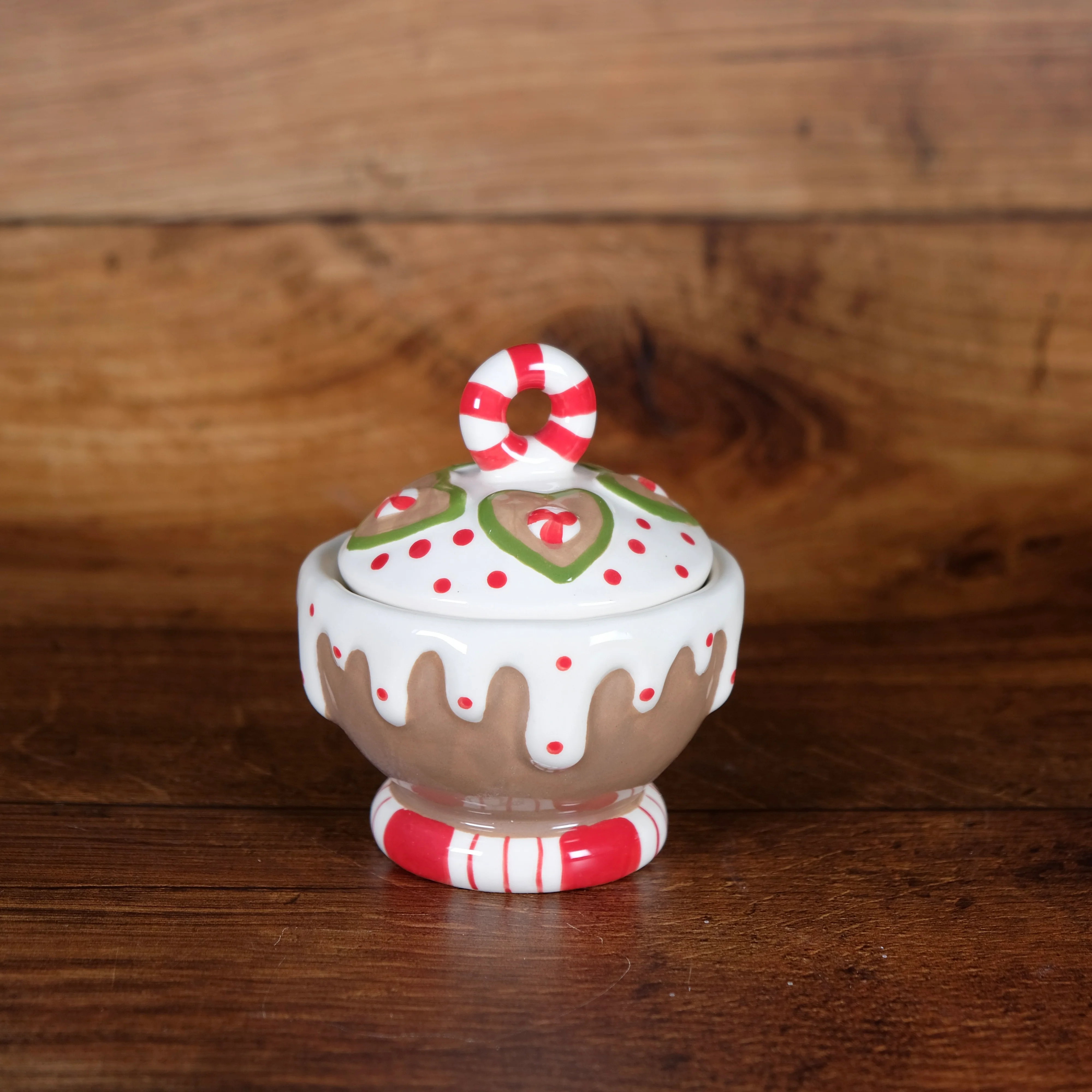 Gingerbread Creamer and Sugar with Tray - Image 2