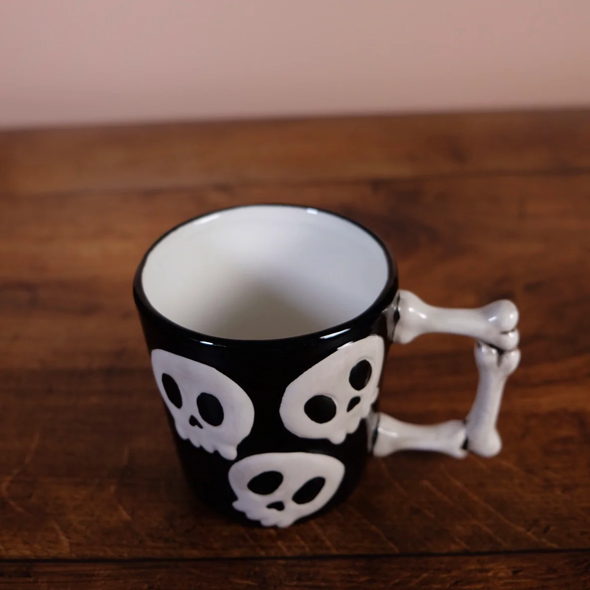 Halloween Skull Fig Mug - Image 7