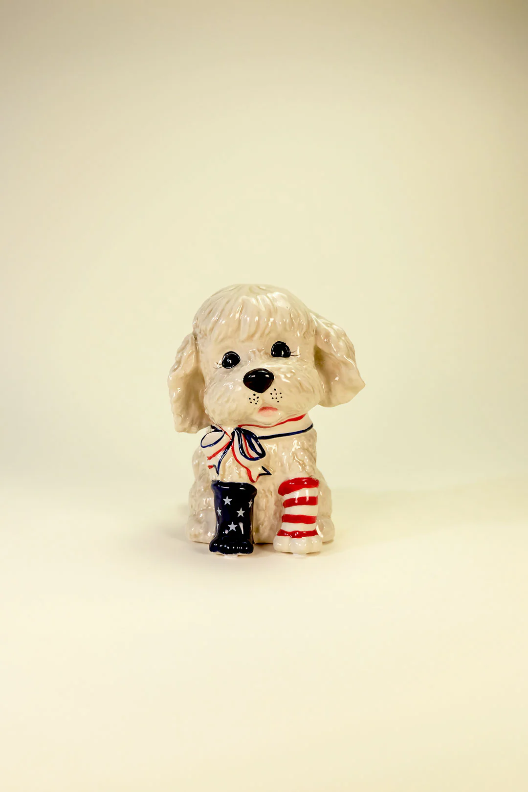 Happy 4th of July Dog Figurine