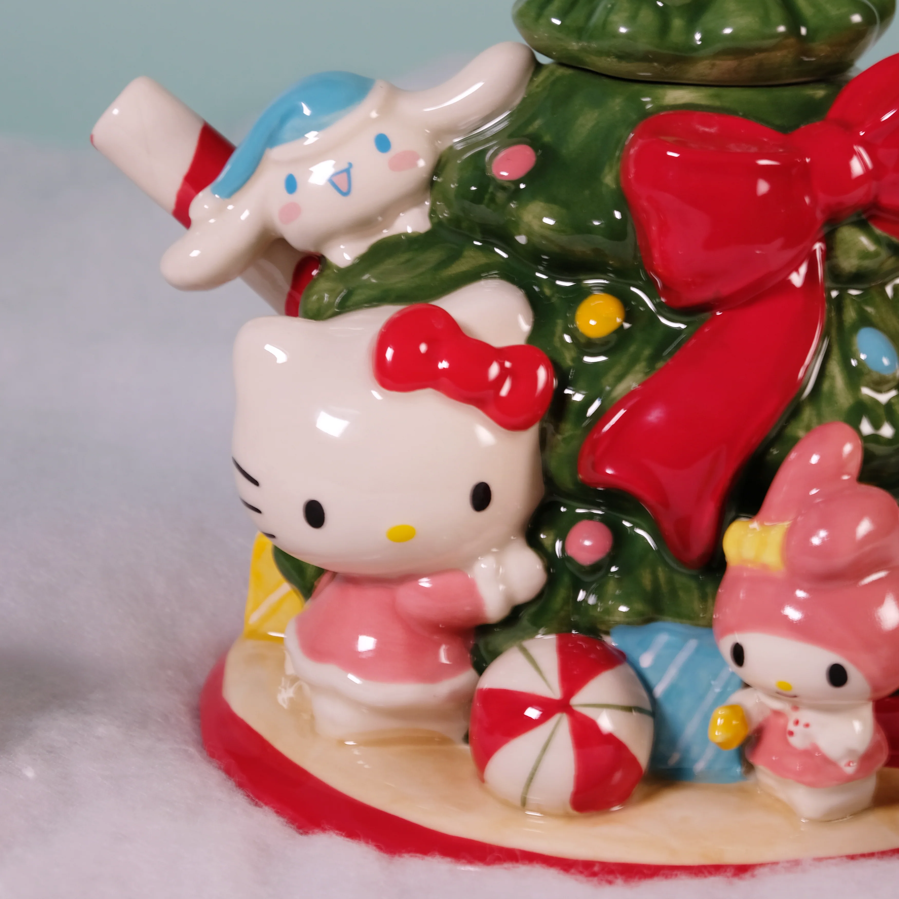 Hello Kitty and Friends Holiday Tree Teapot - Image 7