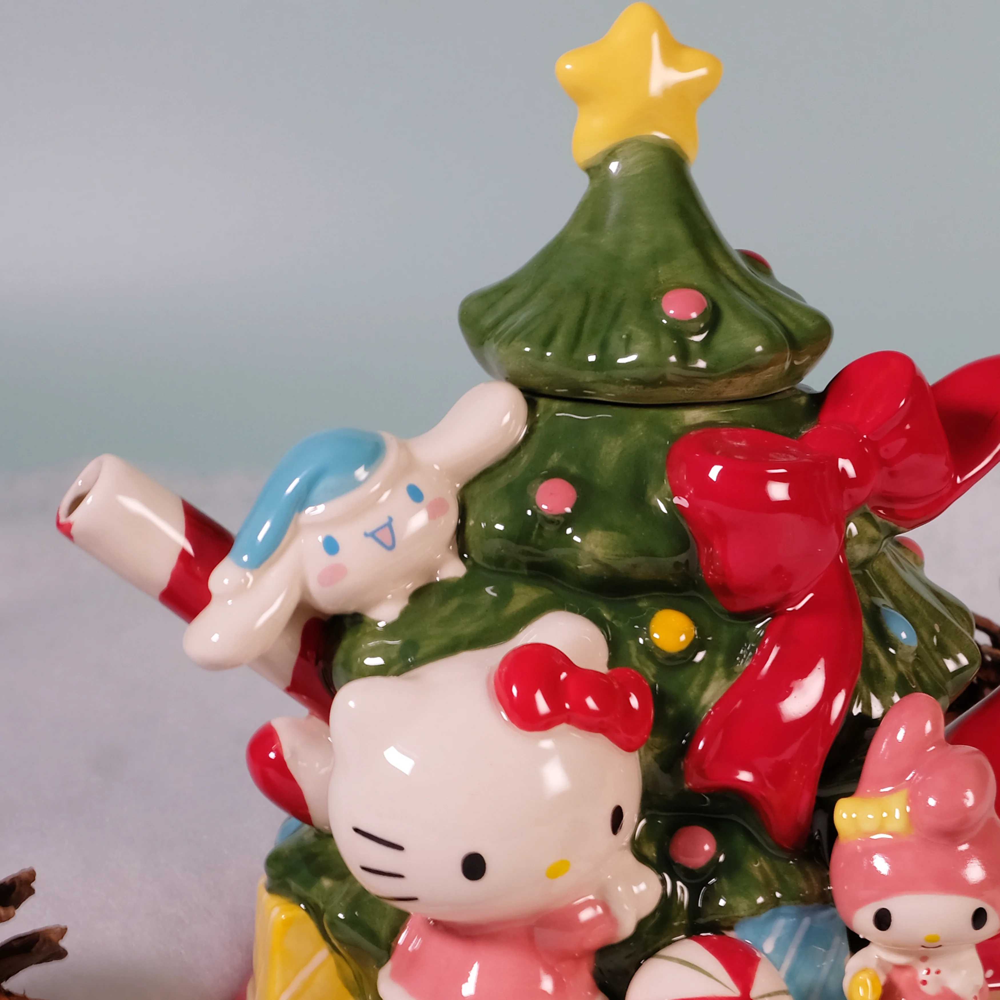Hello Kitty and Friends Holiday Tree Teapot - Image 9