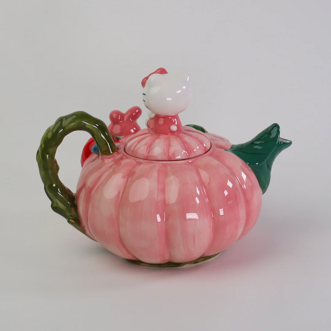 Hello Kitty and My Melody Strawberry Tea Pot - Image 8
