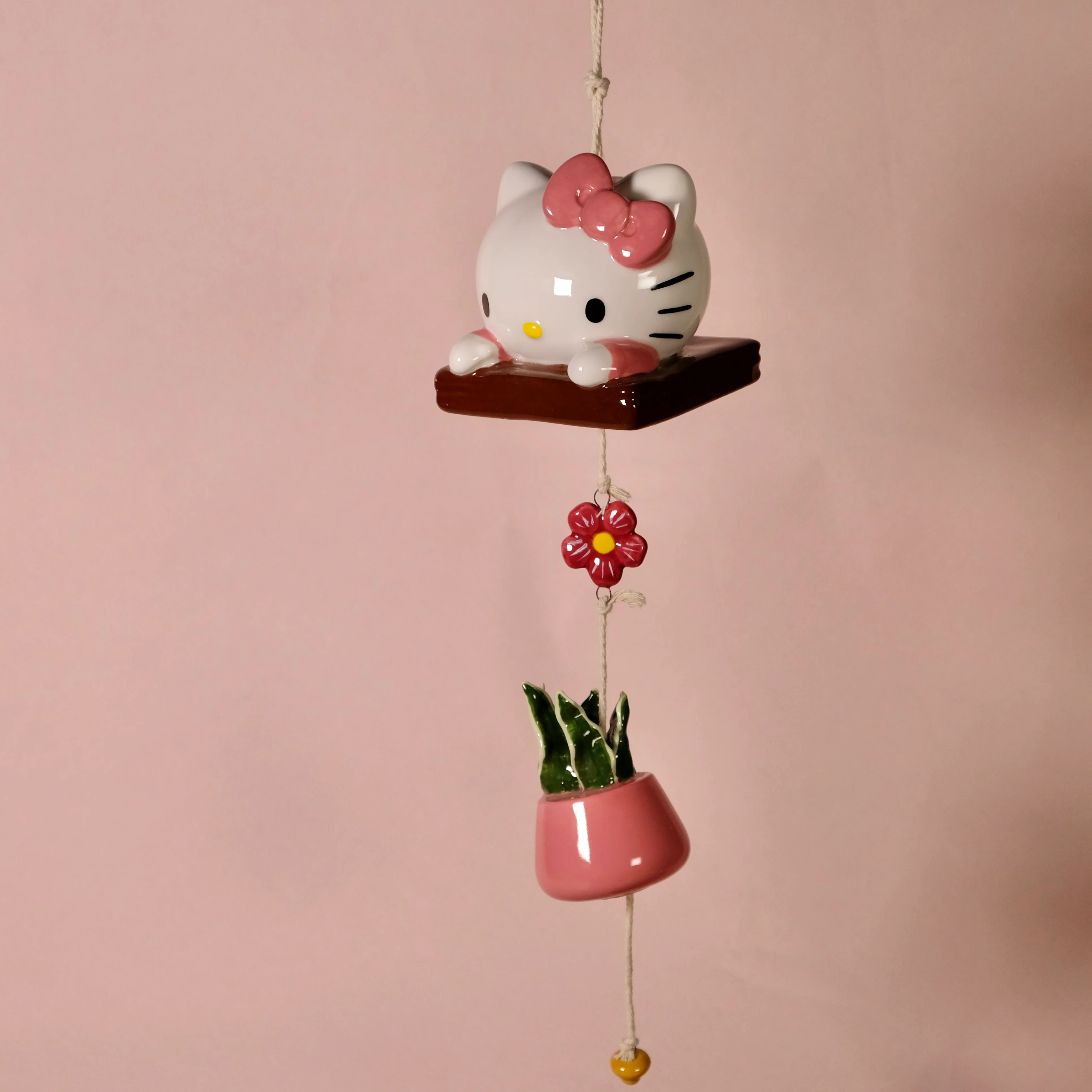 Hello Kitty Beautiful Garden Planter Wind Chime - Image 6