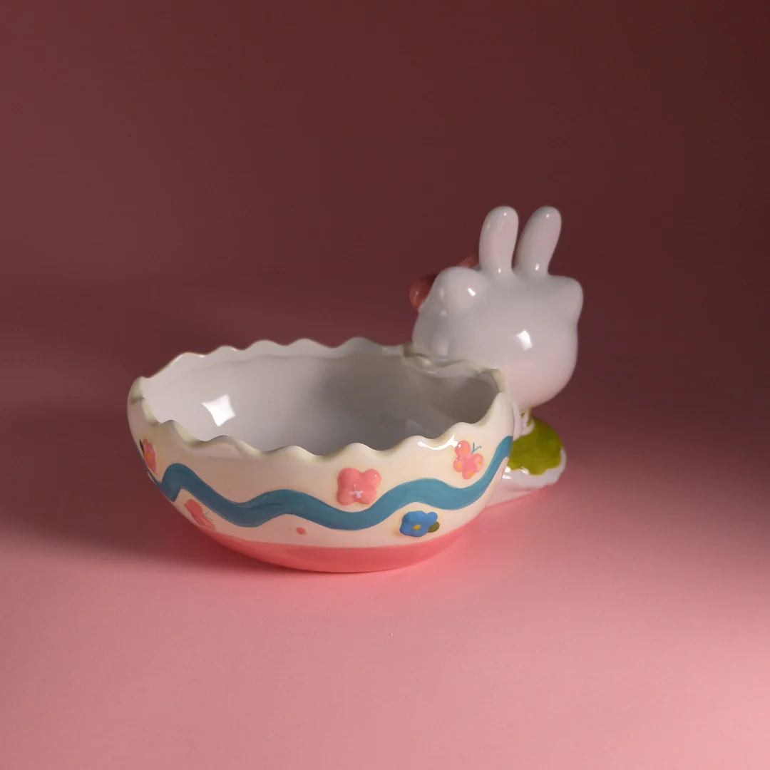 Hello Kitty Bunny Egg Candy Bowl - Easter Dress - Image 4