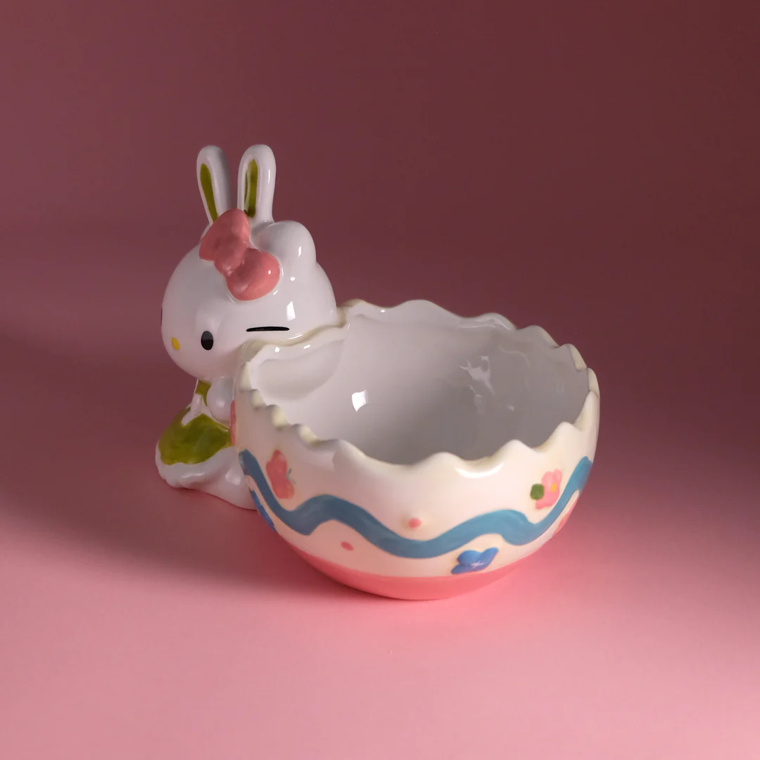 Hello Kitty Bunny Egg Candy Bowl - Easter Dress - Image 5