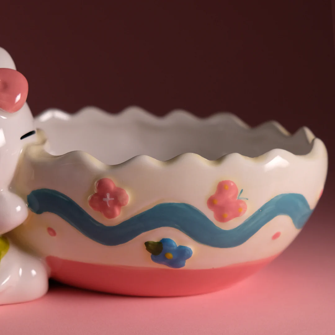 Hello Kitty Bunny Egg Candy Bowl - Easter Dress - Image 9