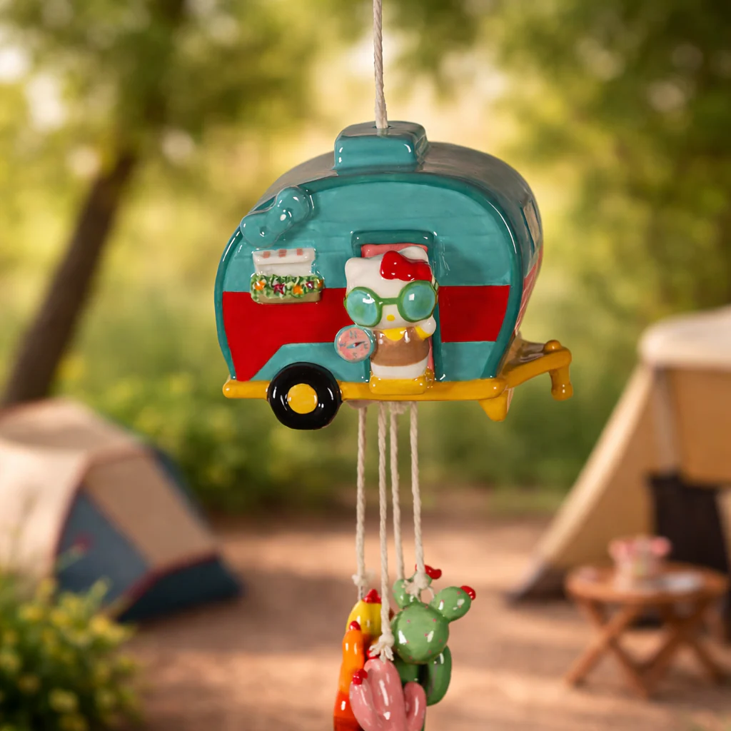 Hello Kitty Desert Camper Wind Chime - Image 2