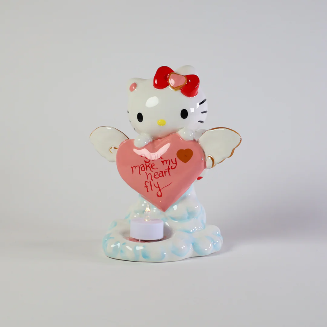 Hello Kitty You Make My Heart Fly Tea Light Candle Holder