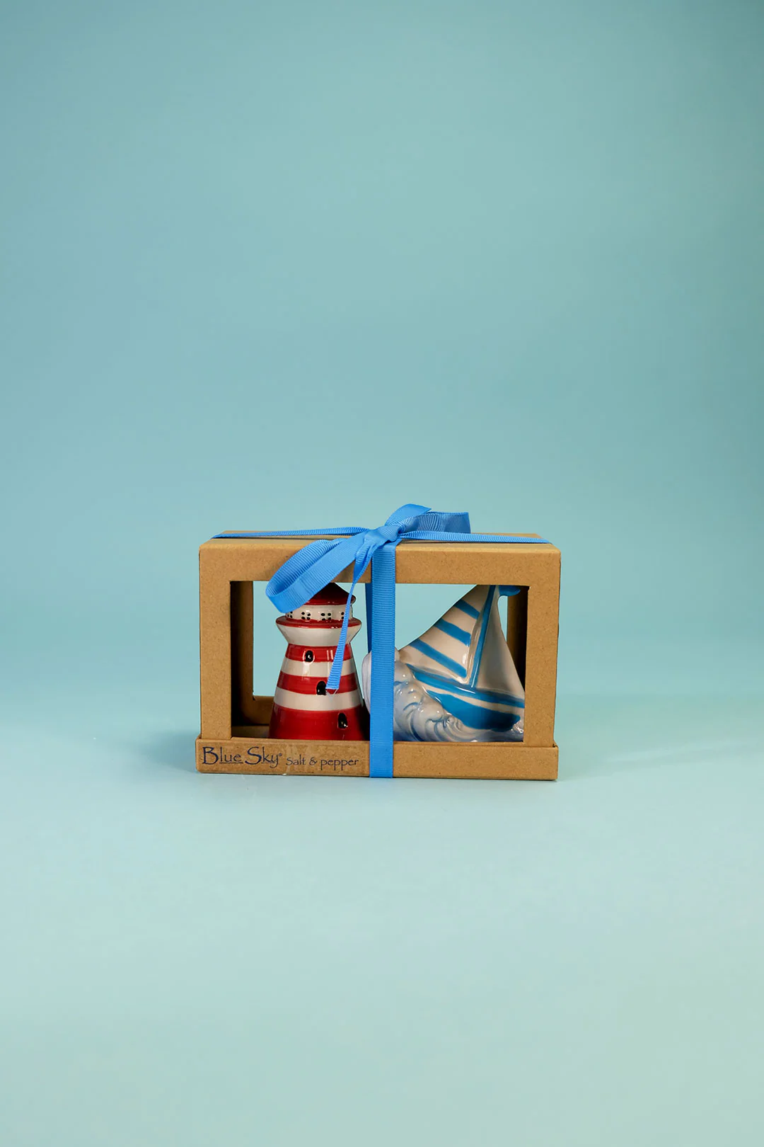 Lighthouse and Sailing Boat Salt & Pepper Set - Image 3
