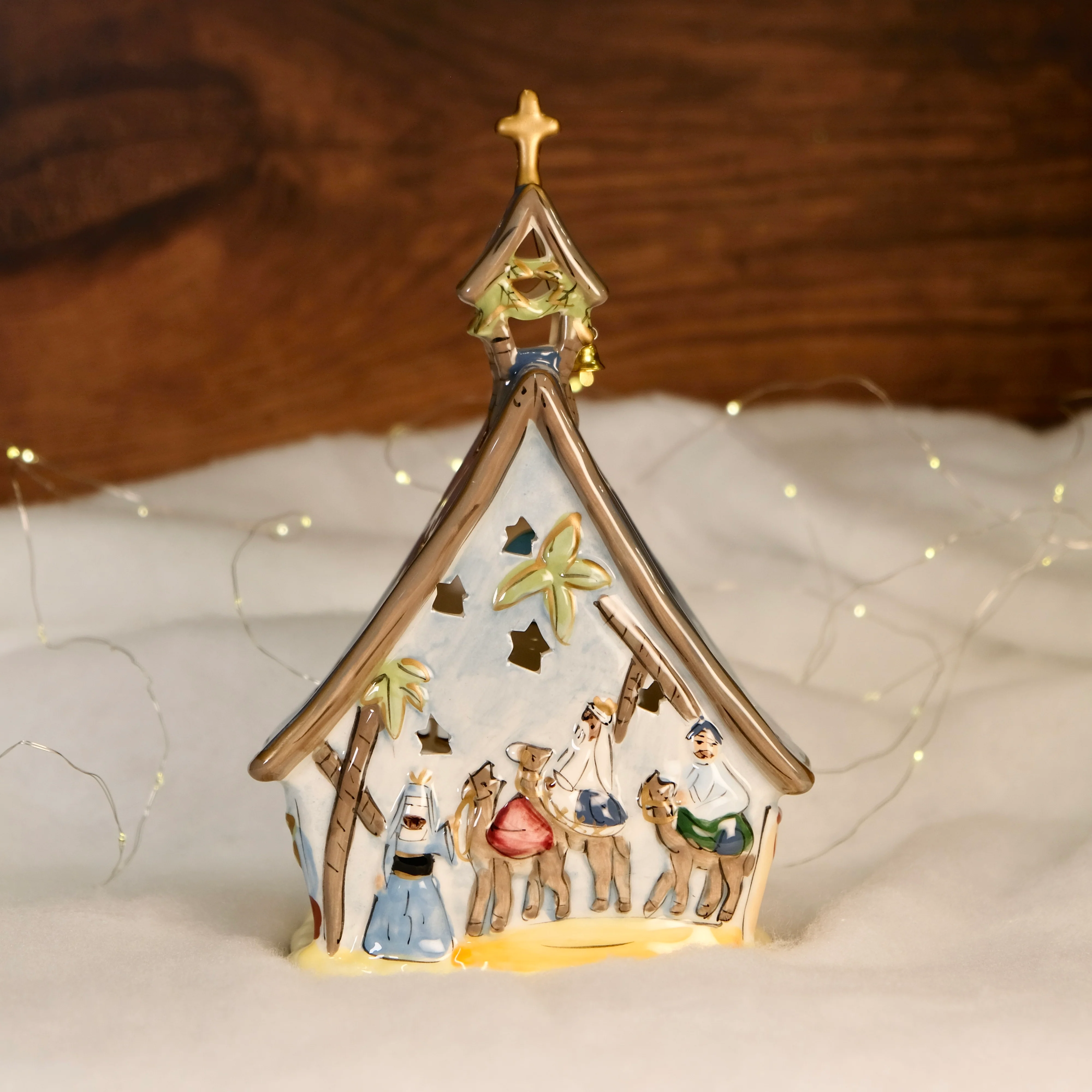 NATIVITY CHURCH CANDLE HOUSE - Image 4