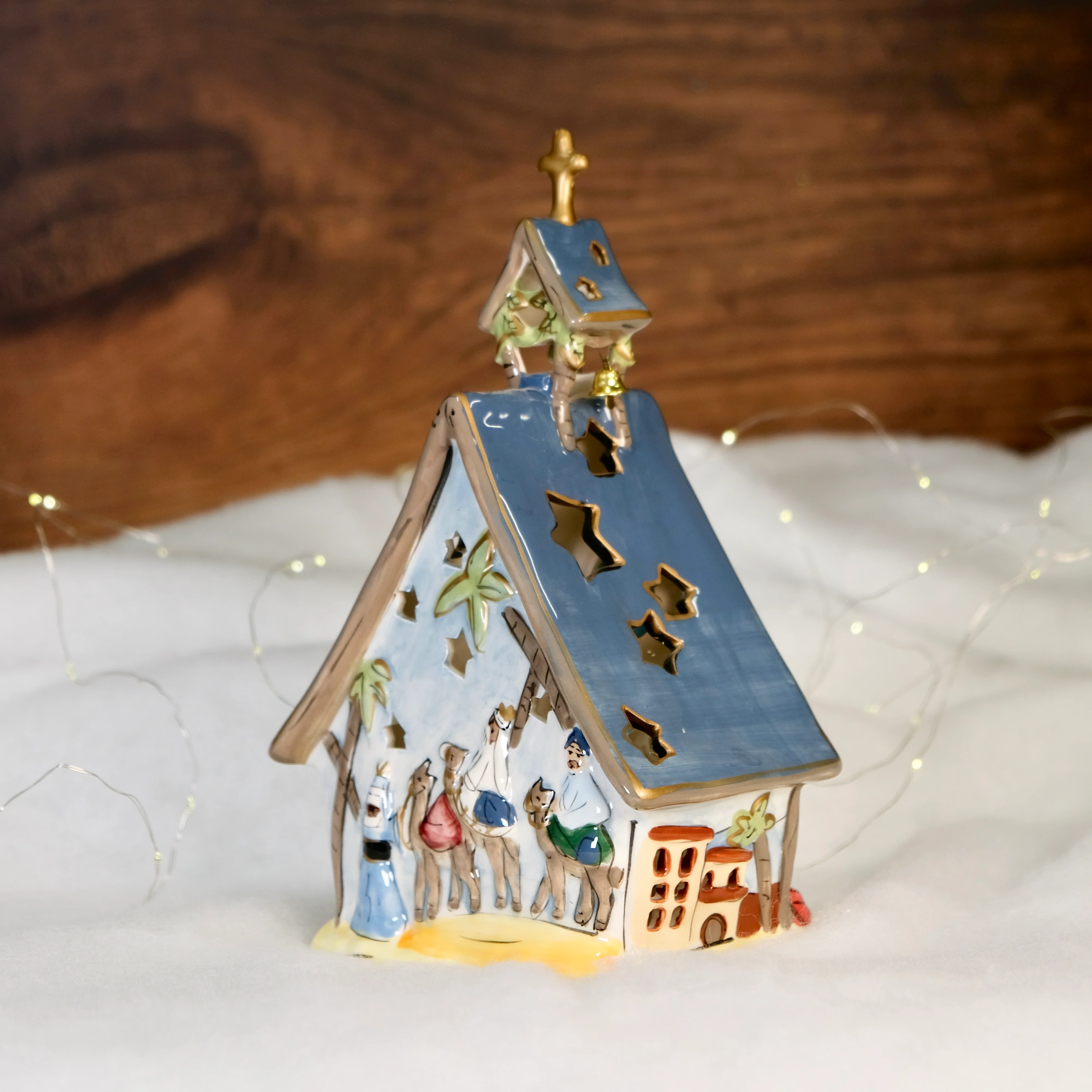 NATIVITY CHURCH CANDLE HOUSE - Image 5