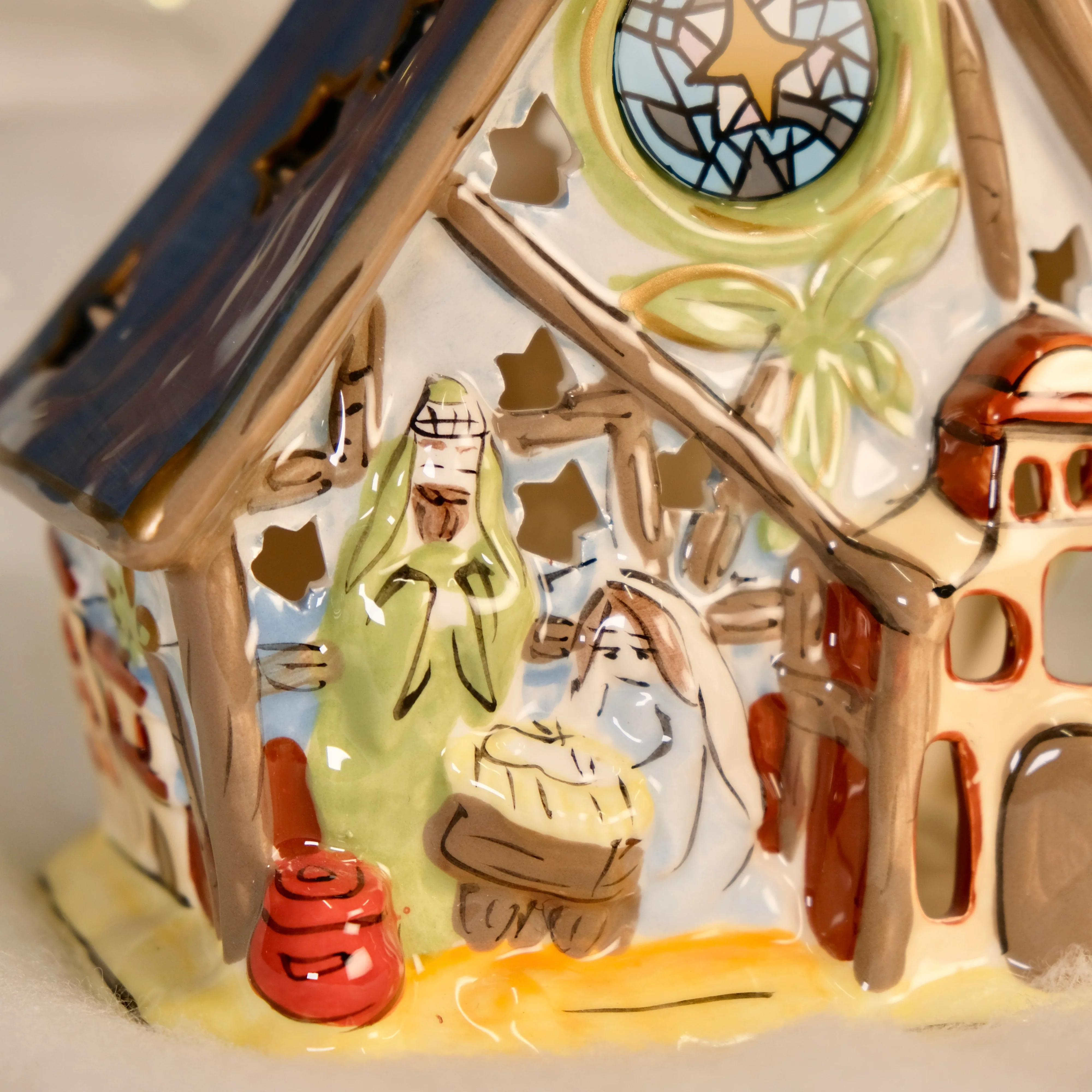 NATIVITY CHURCH CANDLE HOUSE - Image 9