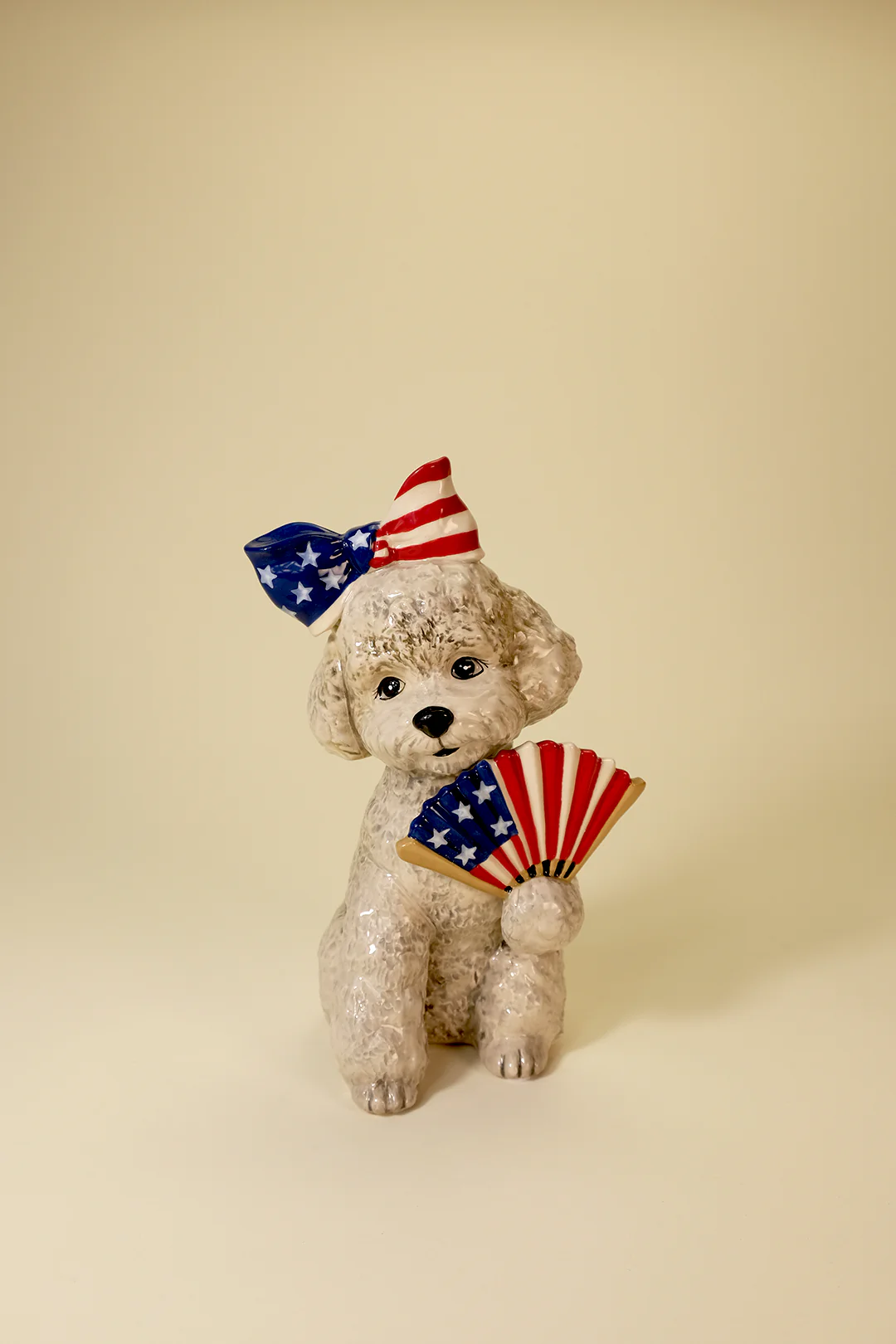 Patriotic Pup Figurine