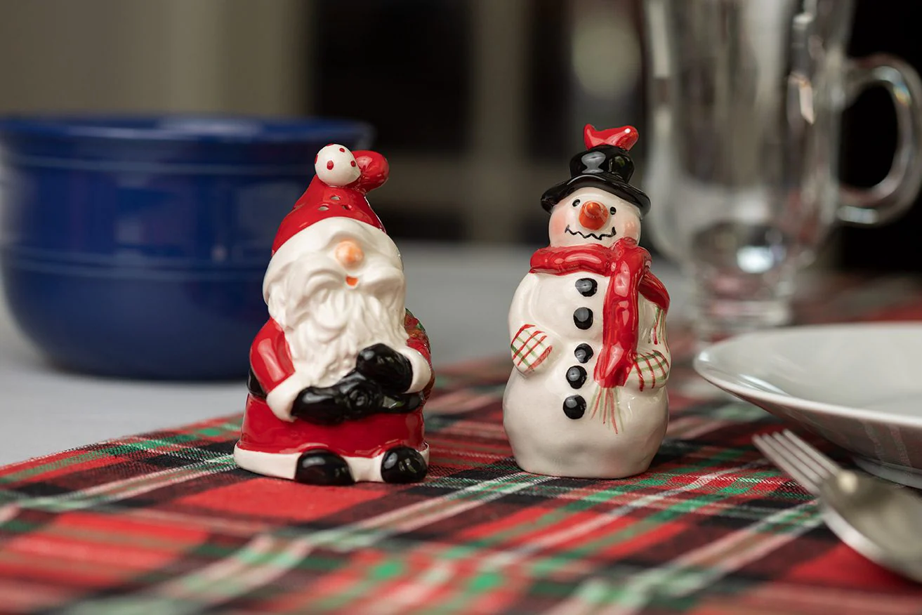 Santa Snowman Salt & Pepper Set