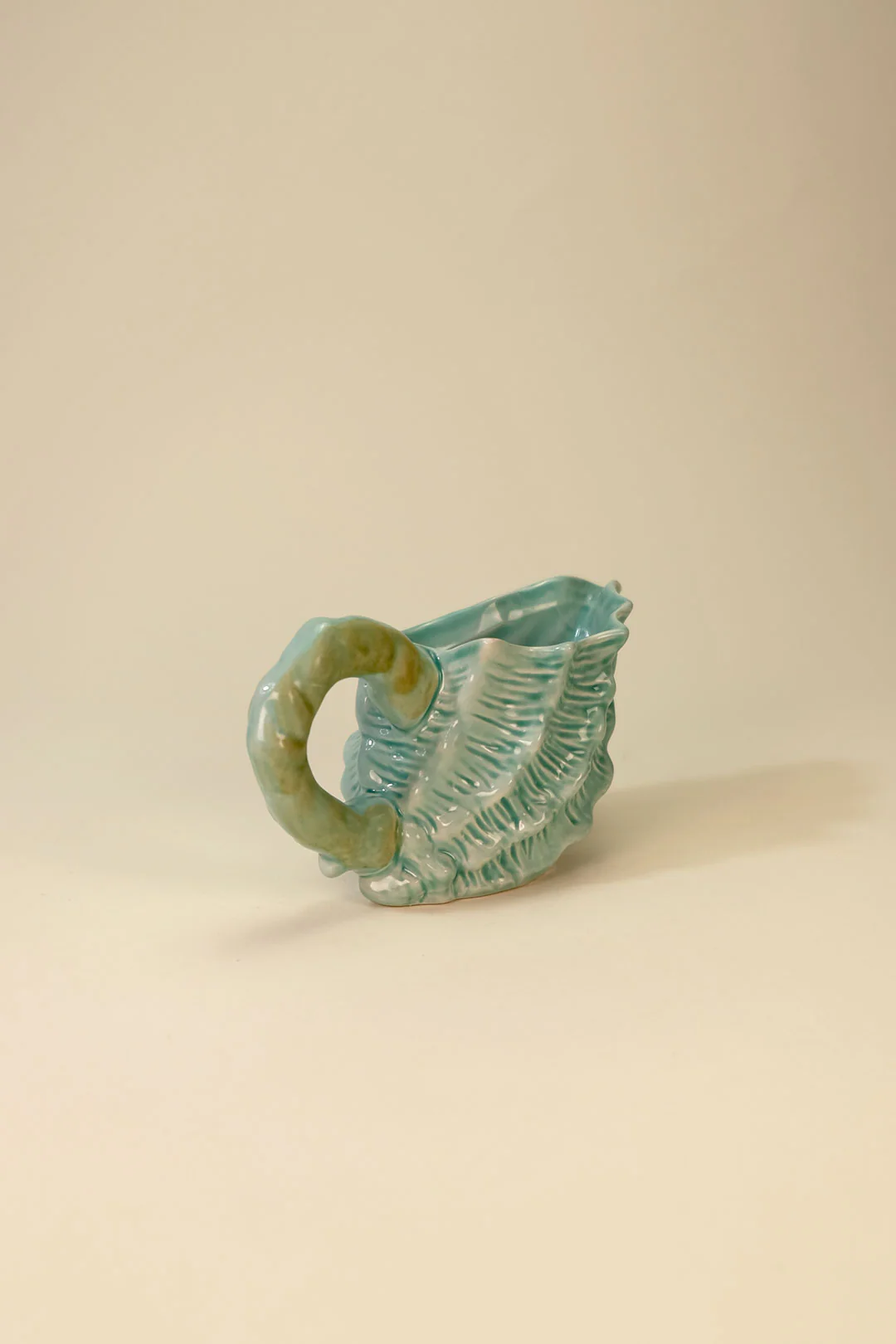 Shell Figural Sugar & Creamer Set Blue - Image 10