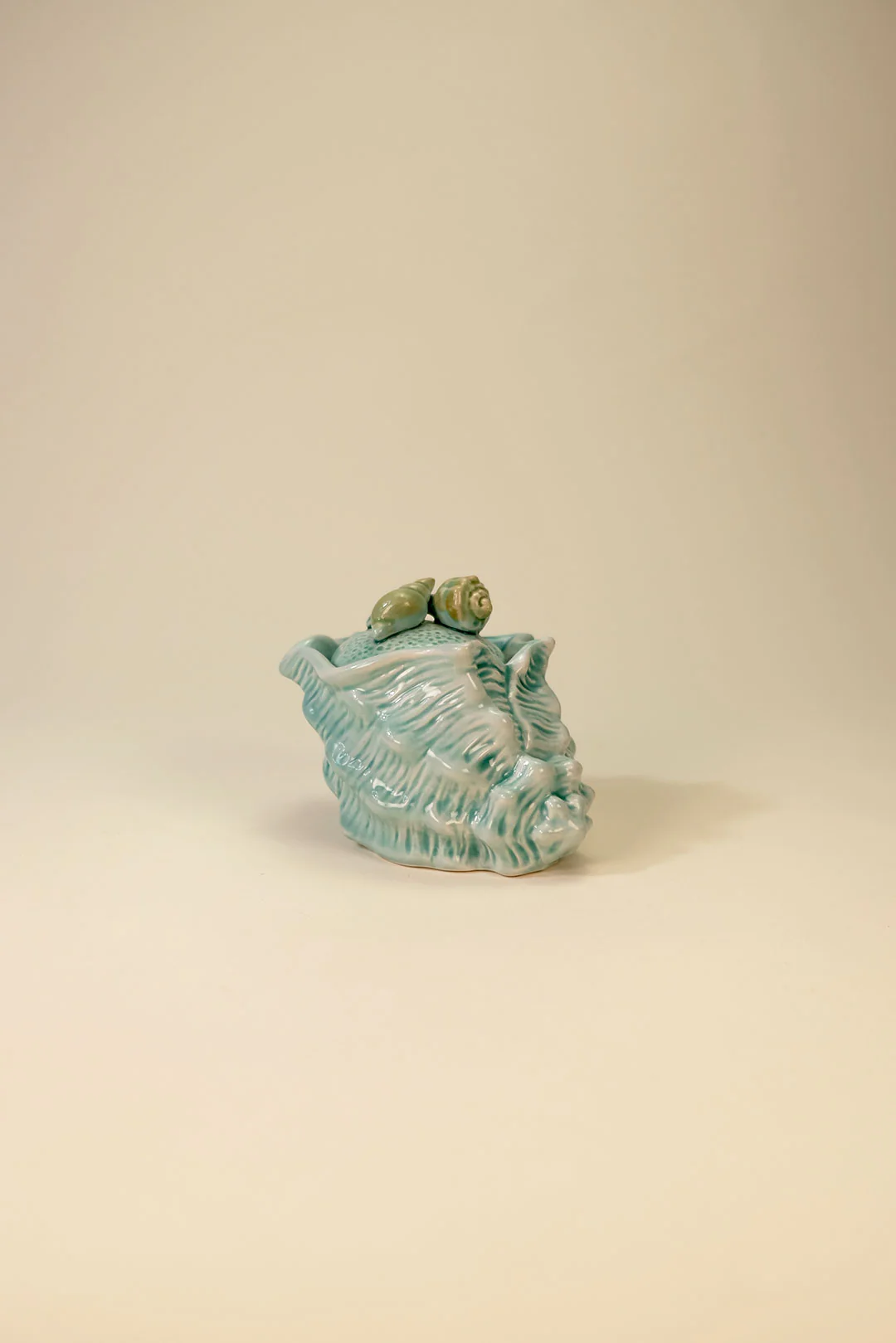 Shell Figural Sugar & Creamer Set Blue - Image 5