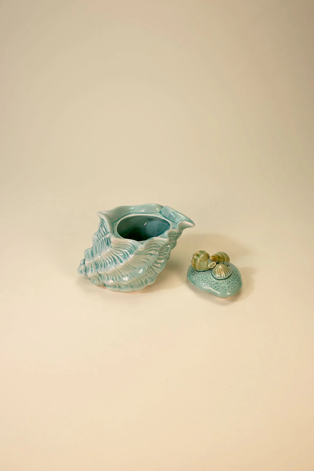 Shell Figural Sugar & Creamer Set Blue - Image 6