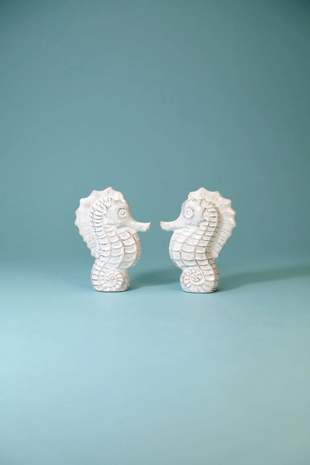 White Seahorse Salt & Pepper Set