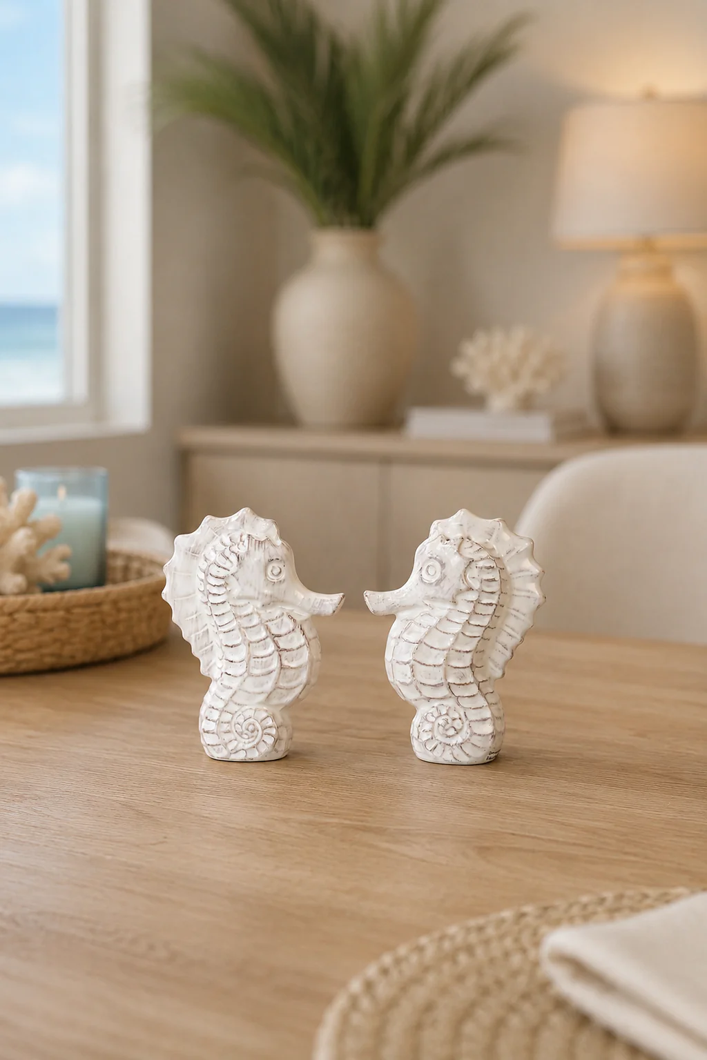 White Seahorse Salt & Pepper Set - Image 2