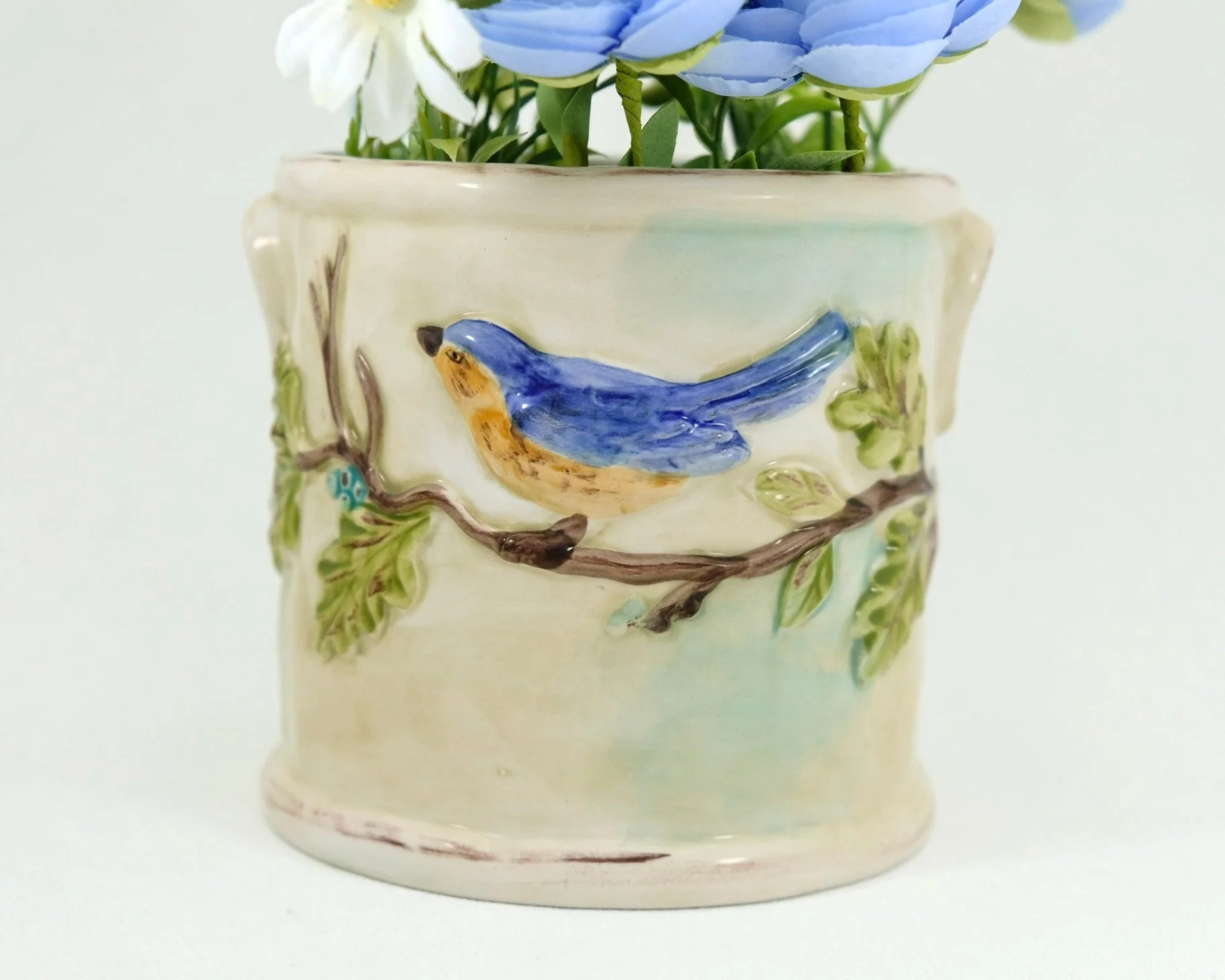 WOODCUT FARMHOUSE PLANTER 5'' - Image 2