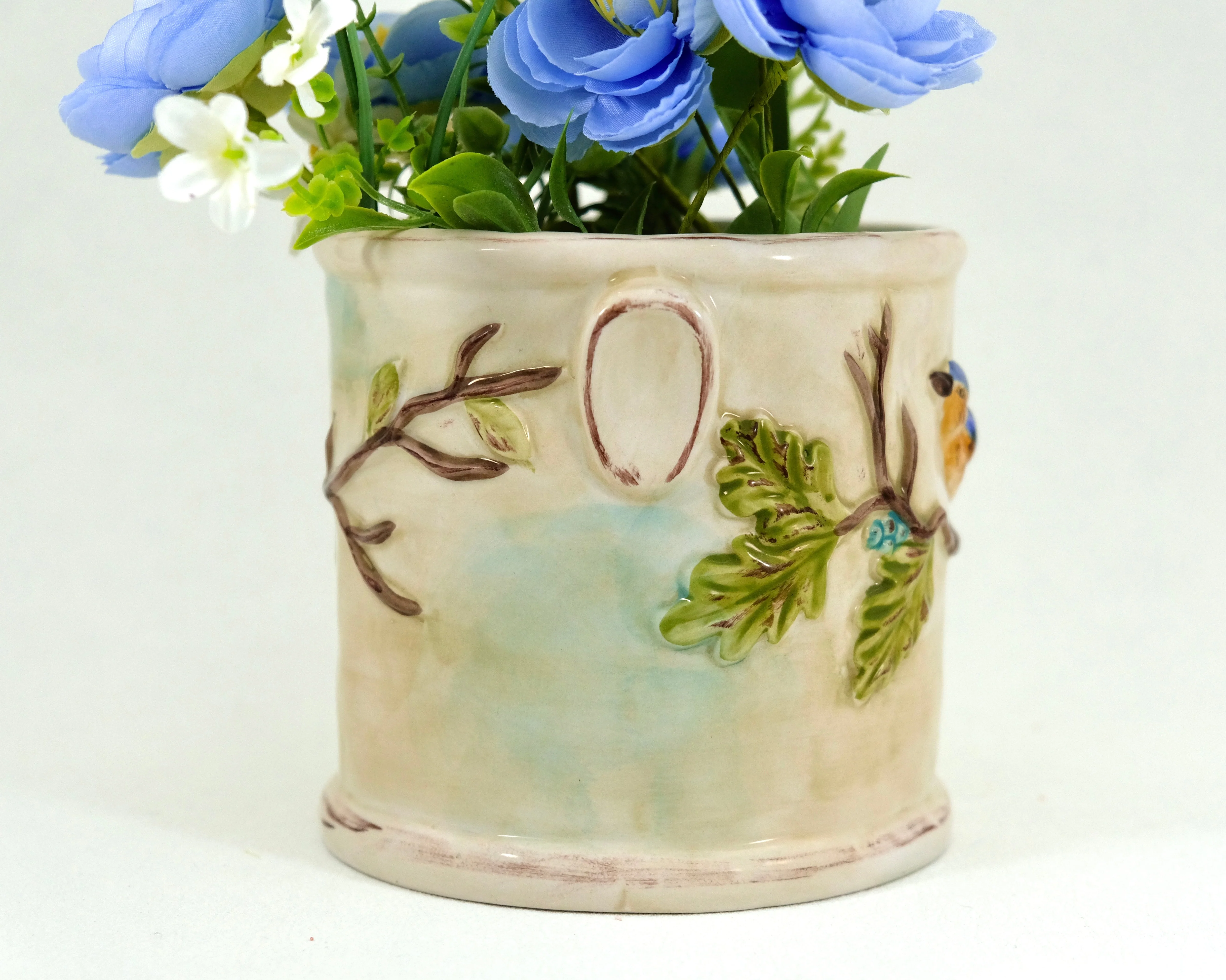 WOODCUT FARMHOUSE PLANTER 5'' - Image 5